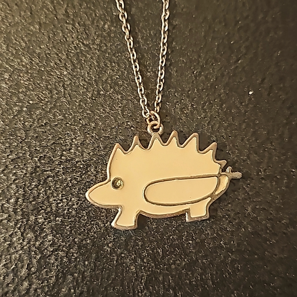 Hedgehog Pendant Necklace